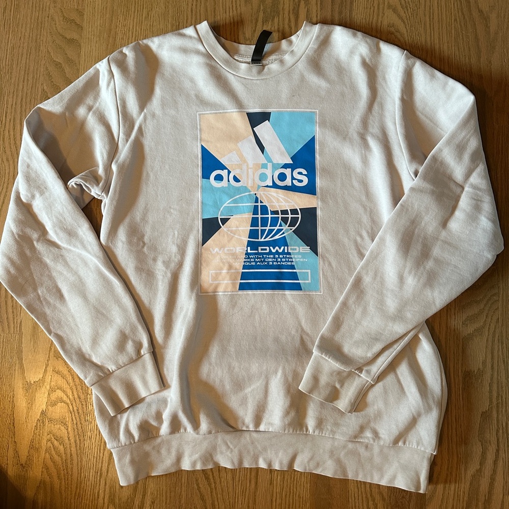 ADIDAS Worldwide Crew Neck Sweatshirt - Size Medium
